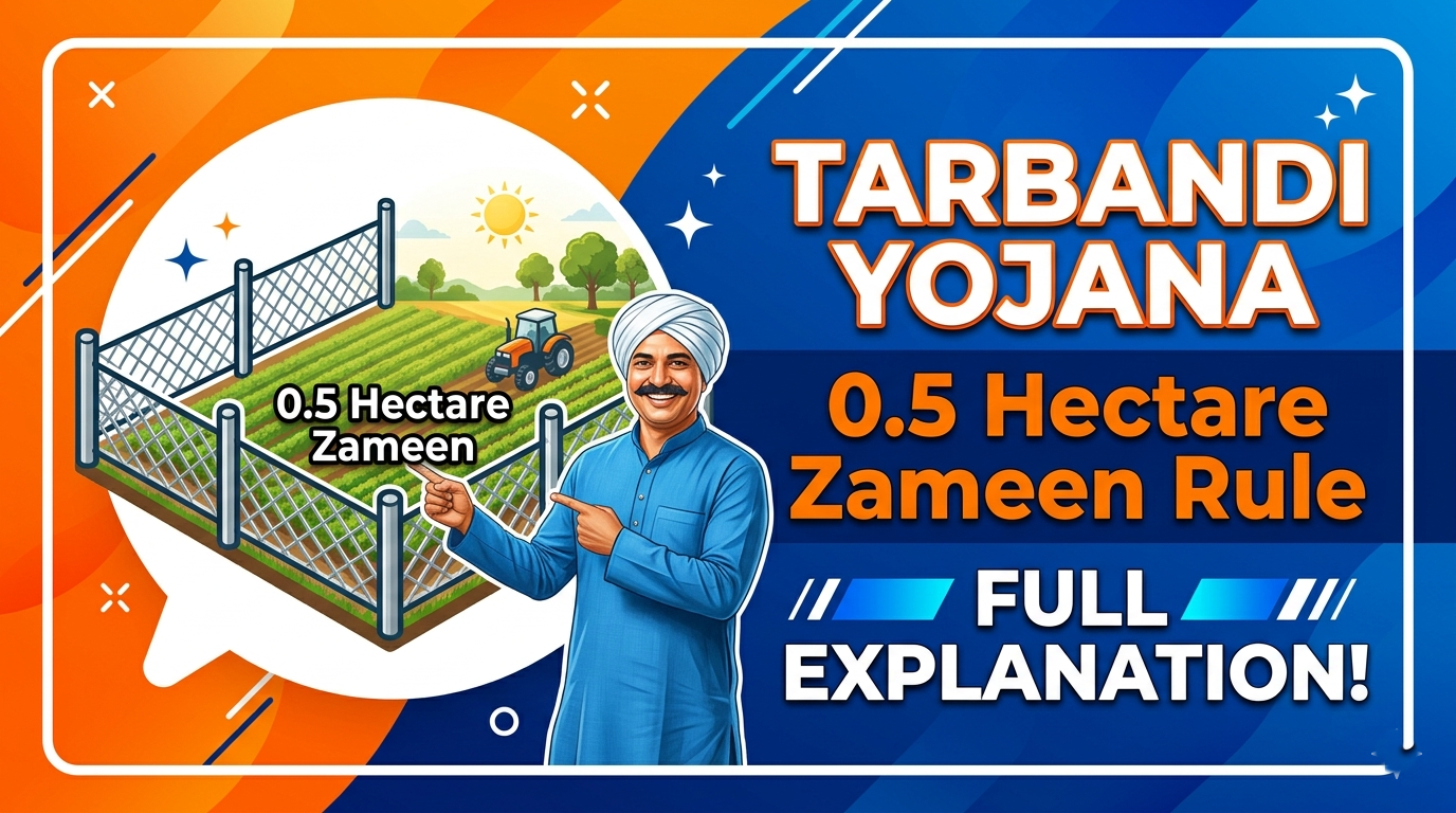 tarbandi-yojana-05-hectare-zameen-rule-explained